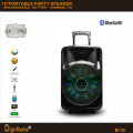 15 &#39;&#39; Multimédia Party DJ sans fil Karaoke Trolley Bluetooth haut-parleur actif